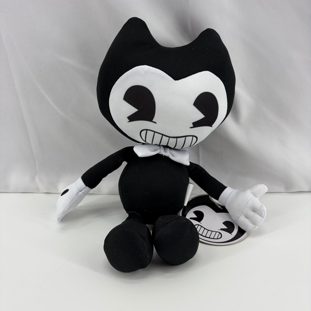 Bendy and the Ink Machine Plush Jakks Pacific Dark Revival Black White Toy 17600